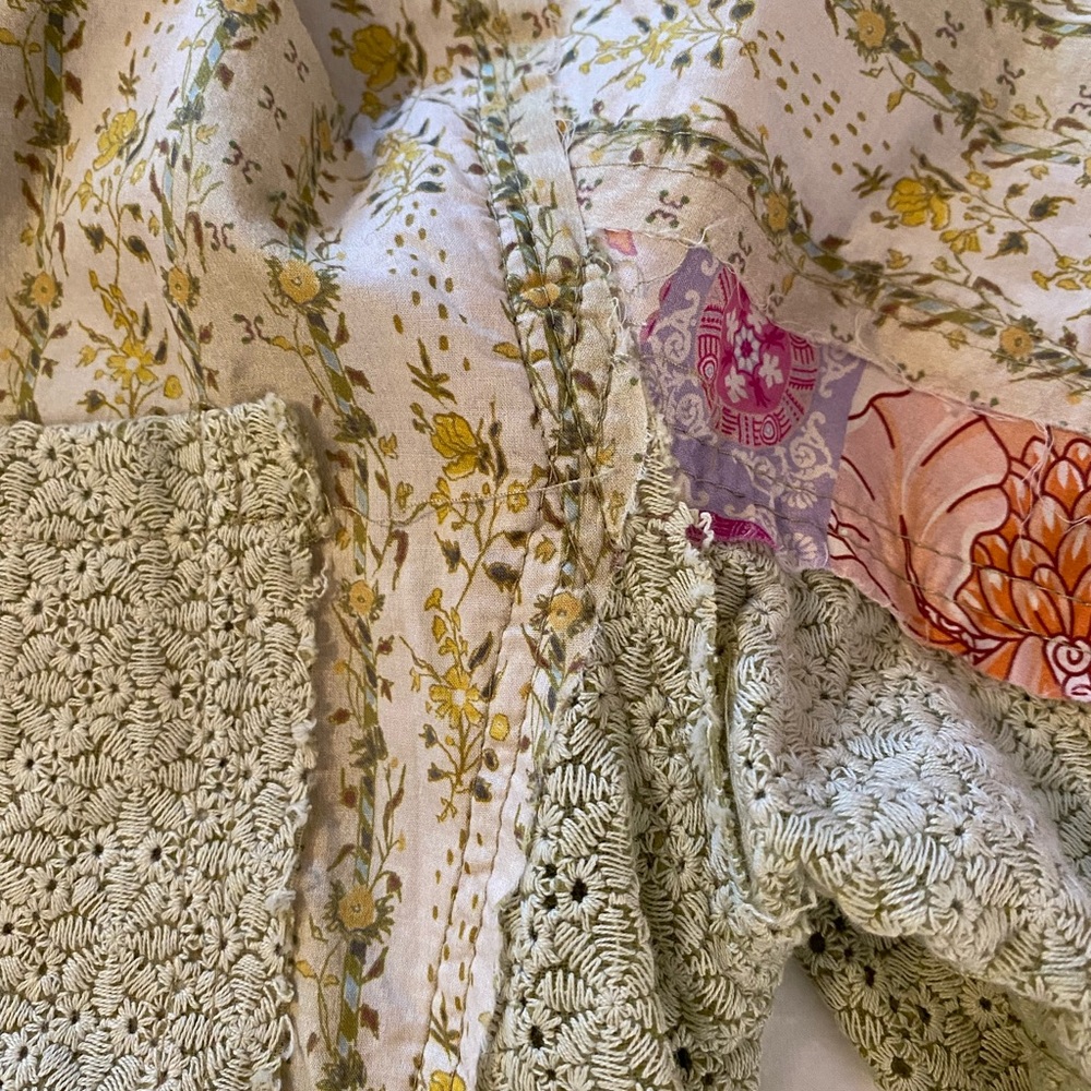 POL Multicolor Patchwork Button-Down Shirt - image 3